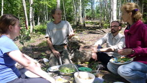 Stephanie, Anna, Francois and Sylvain July 2014