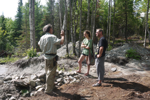 Sylvain talking about root cellar
